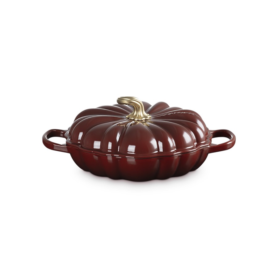 additioanl image for  Le Creuset Pumpkin Braiser Garnet 28 cm 