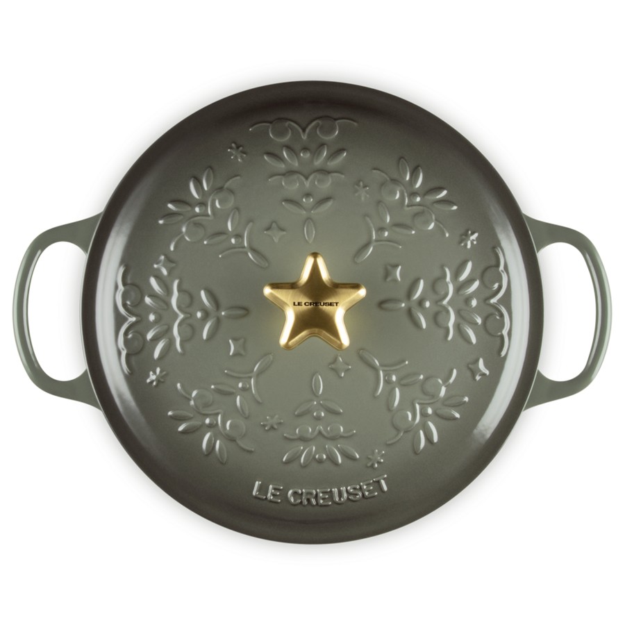 additioanl image for  Le Creuset Noel Rd Casserole Thyme 24 cm 