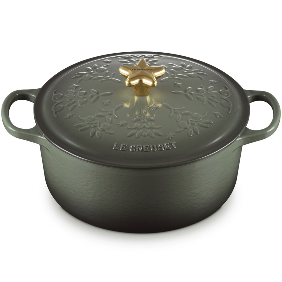 additioanl image for  Le Creuset Noel Rd Casserole Thyme 24 cm 