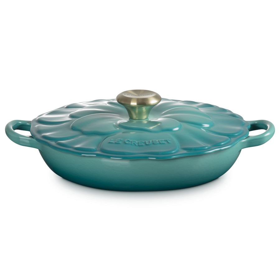 additioanl image for  Le Creuset Petal Cass. Blue Riviera 26cm 