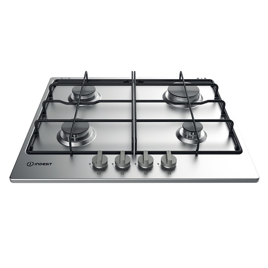 additioanl image for  Indesit Hob Gas 4 Burners Inox 