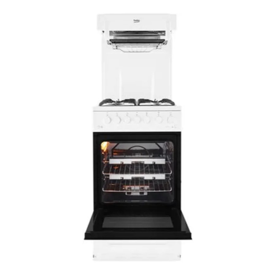 additioanl image for  Beko Cooker Gas with Top Grill White 