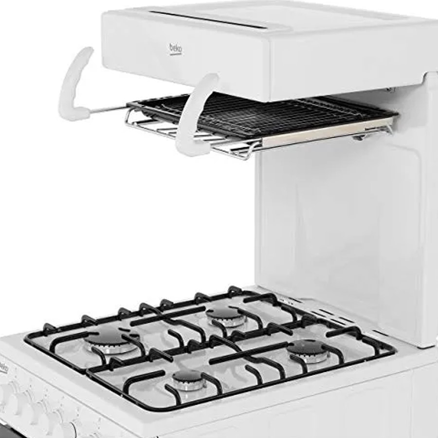 additioanl image for  Beko Cooker Gas with Top Grill White 