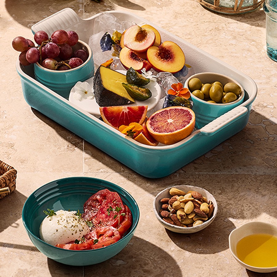 additioanl image for  Le Creuset Gratin Dish Bl/Riviera 26 cm 