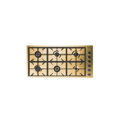 additioanl image for  Foster Gas Cooker milano 6B Pvd Gold 