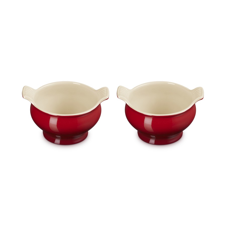 additioanl image for  Le Creuset Soup Bowl x 2 Cerise 600 ml 