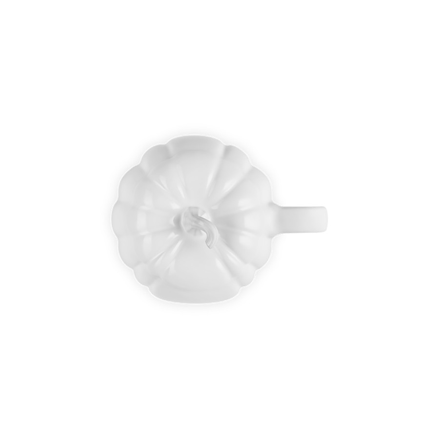 additioanl image for  Le Creuset Pumpkin Mug+Lid White 400 ml 