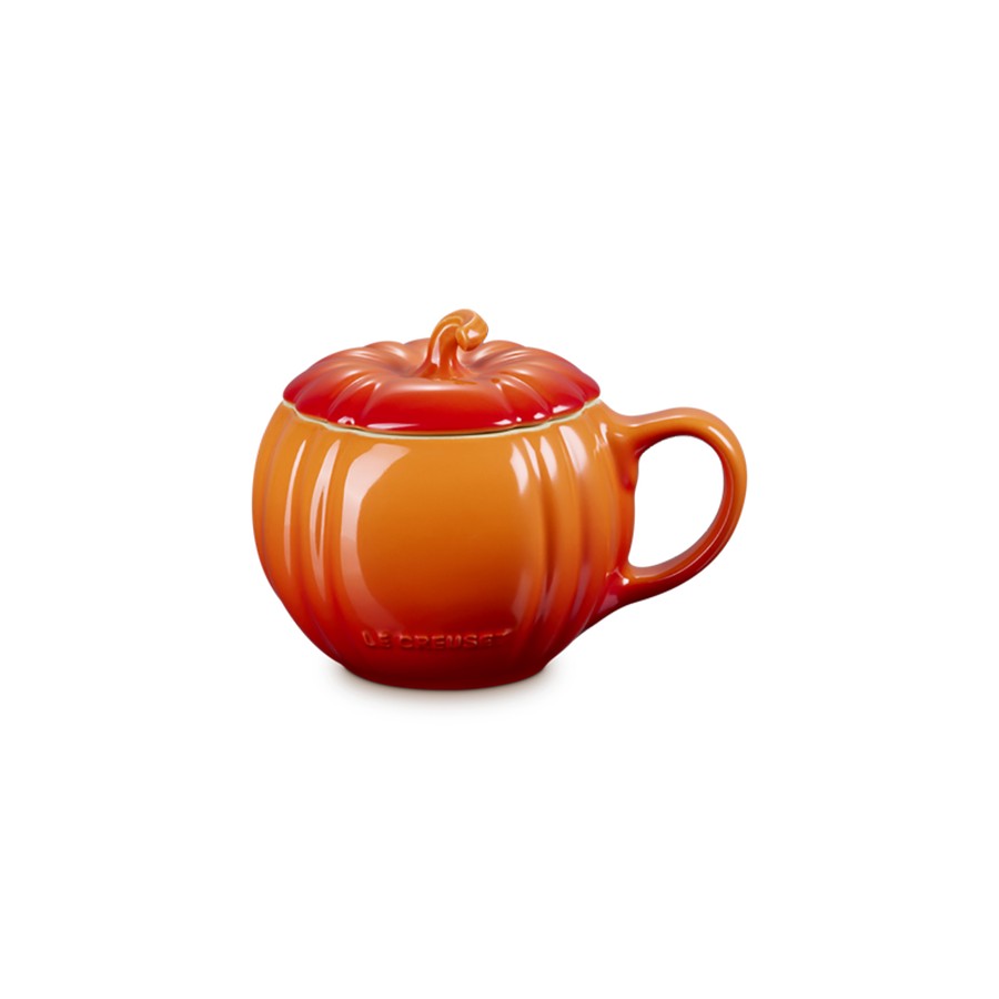 additioanl image for  Le Creuset Pumpkin Mug+Lid Flame 400 ml 