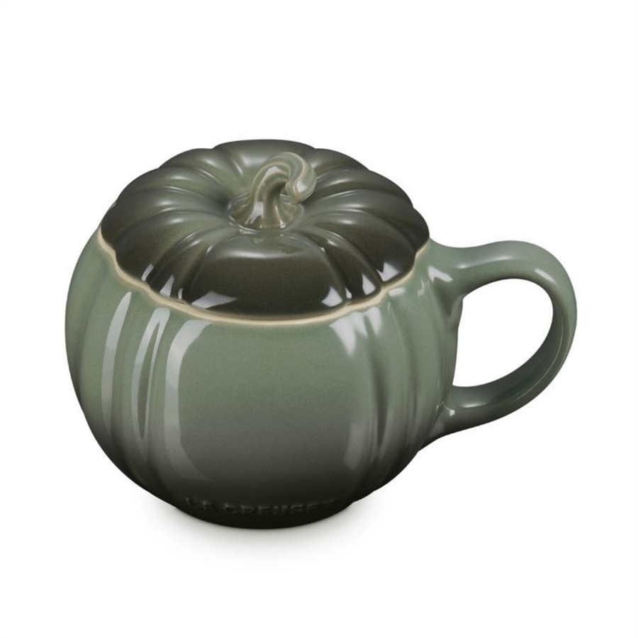 additioanl image for  Le Creuset Pumpkin Mug+Lid Thyme 400 ml 