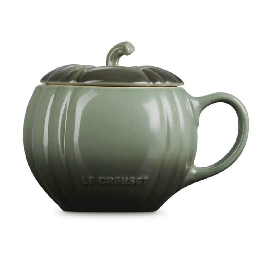 additioanl image for  Le Creuset Pumpkin Mug+Lid Thyme 400 ml 