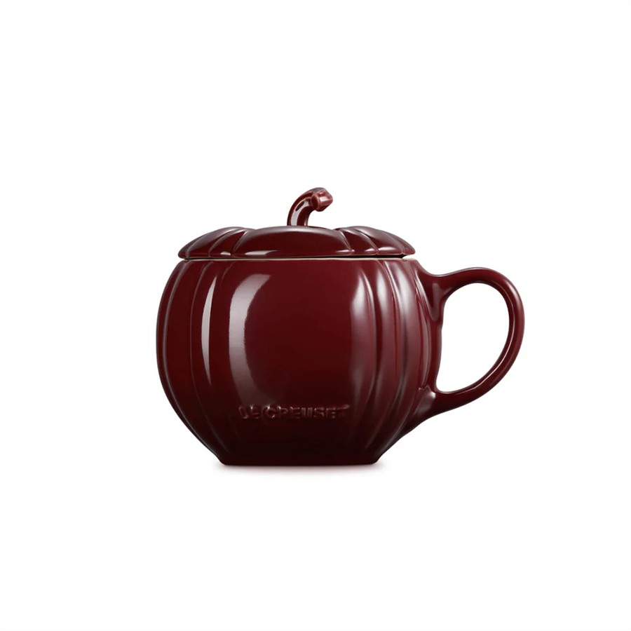 additioanl image for  Le Creuset Pumpkin Mug+Lid Garnet 400 ml 