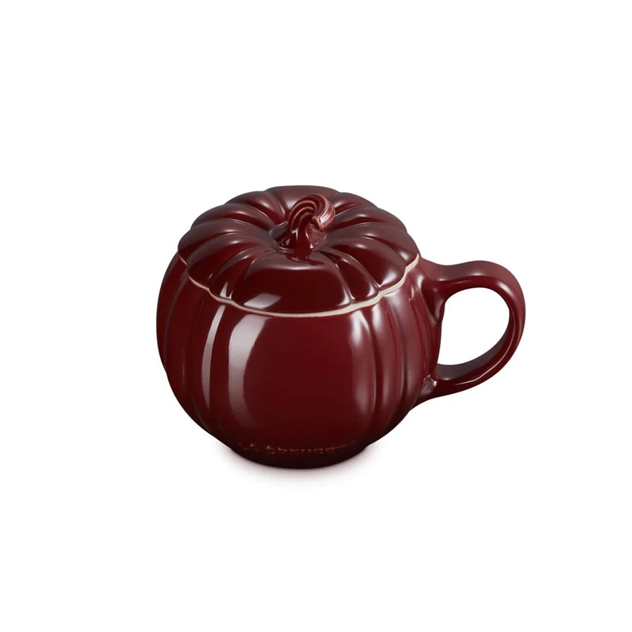 additioanl image for  Le Creuset Pumpkin Mug+Lid Garnet 400 ml 