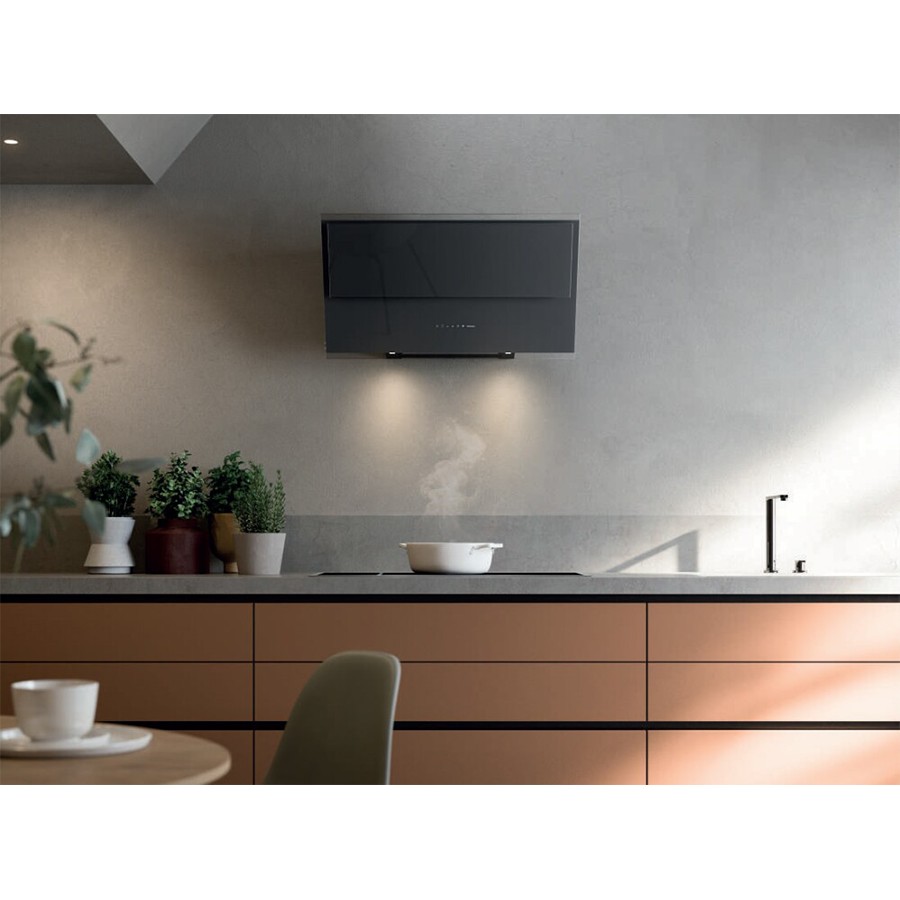 additioanl image for  Falmec Hood Verso Gray Glass 85 cm 