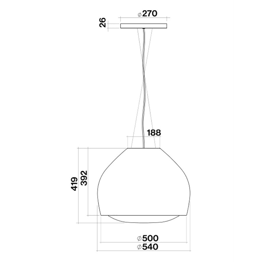 additioanl image for  Falmec Island Hood Sophie 54 cm 