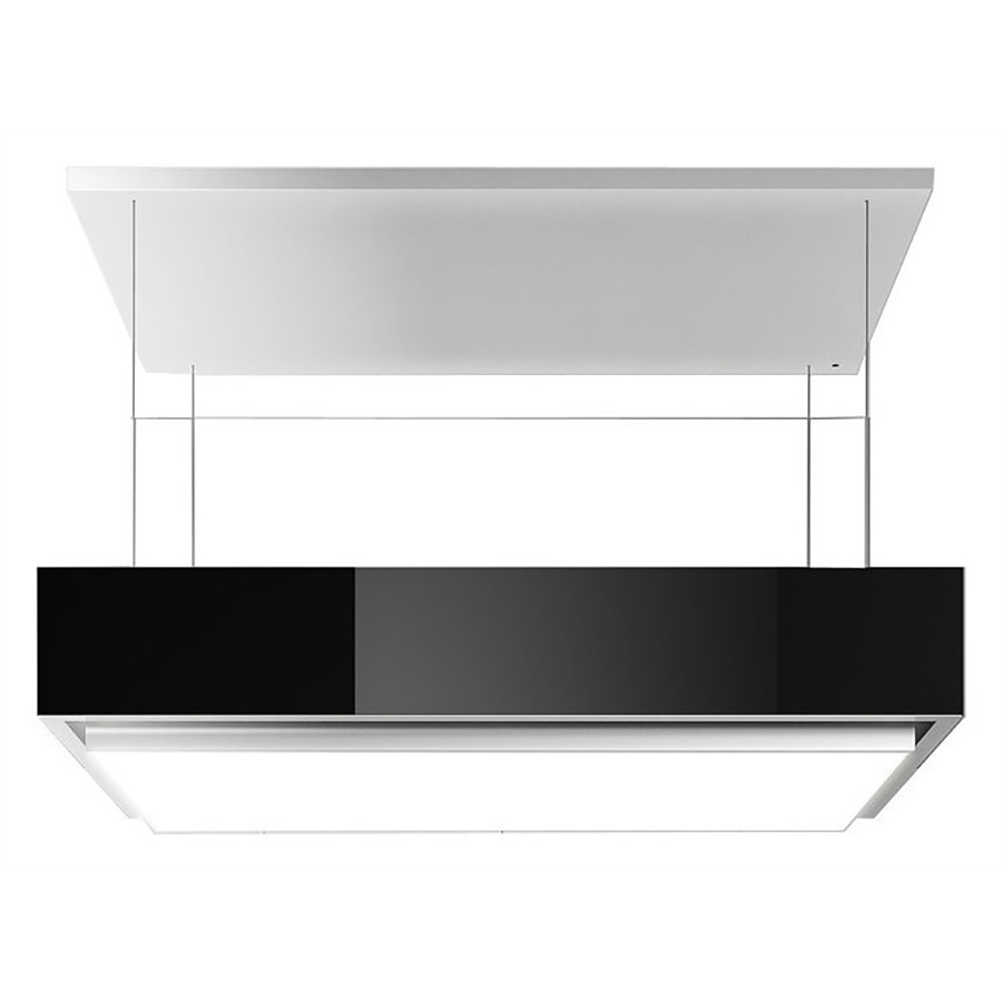 additioanl image for  Falmec Island Levante Black Glass 120 cm 