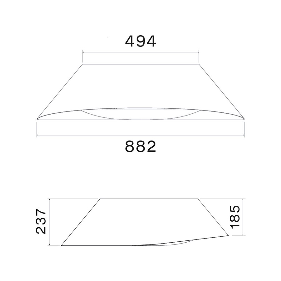 additioanl image for  Falmec Hood Vogue Island White 88 cm 