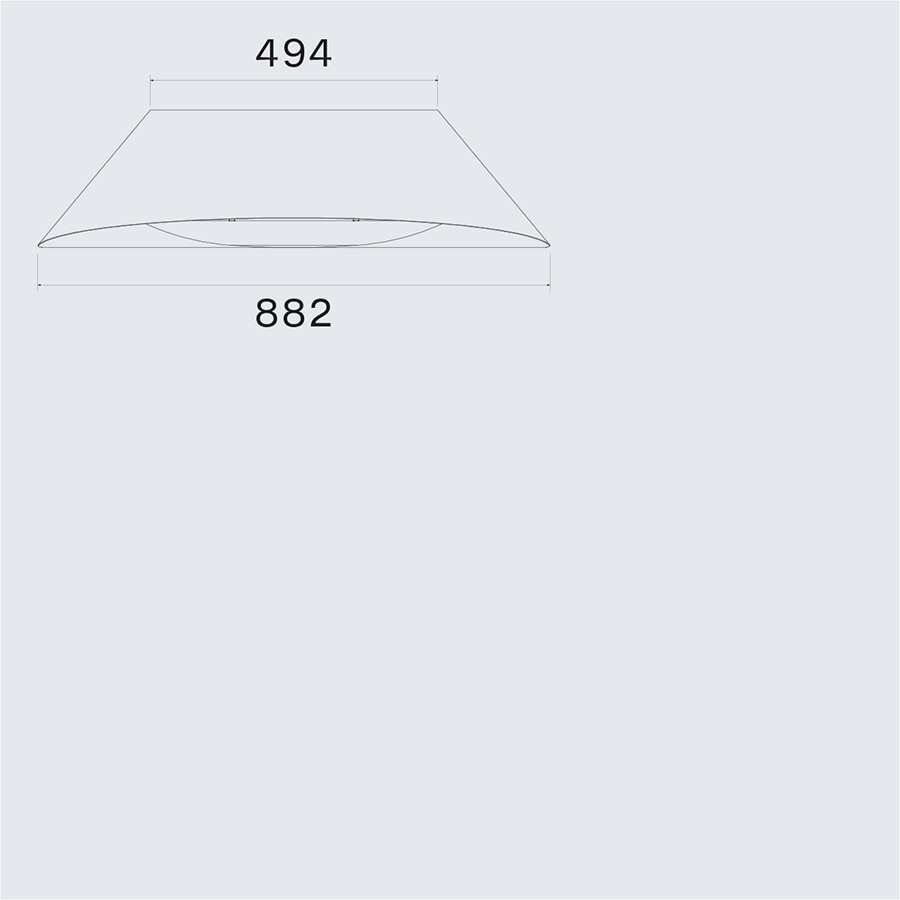 additioanl image for  Falmec Island Hood Vogue Green 88 cm 