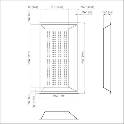 additioanl image for  Foster SS Perforated Tray Pvd Gold 