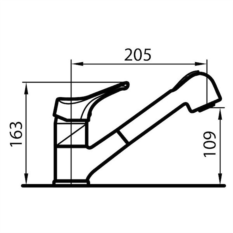 additioanl image for  Foster Kitchen Mixer Chrome S1000 - Z65 