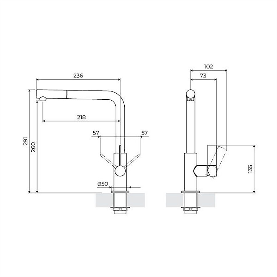 additioanl image for  Foster Kitchen Mixer Vela Plus Satin 