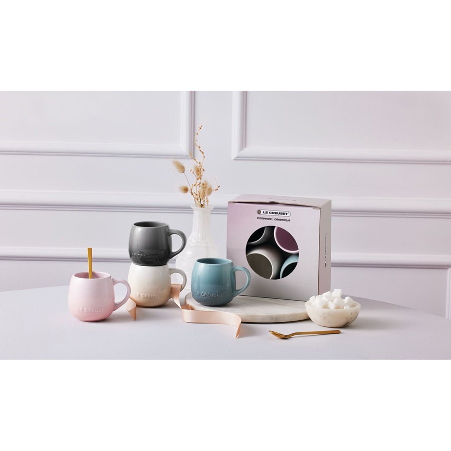 additioanl image for  Le Creuset Set of 4 Sphere Mugs 320 ml 