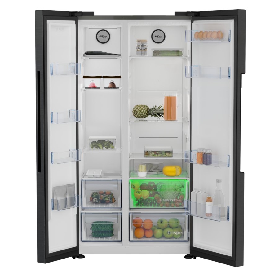 additioanl image for  Beko American Style SidebySide Dark Inox 