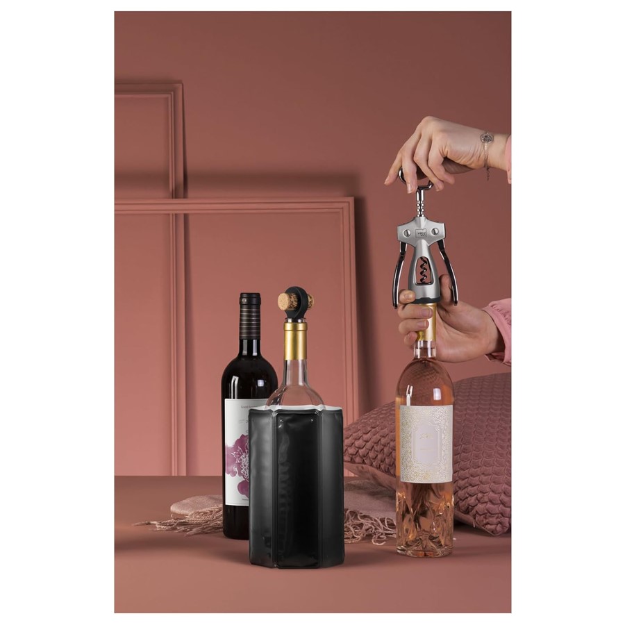 additioanl image for  Vacuvin Winged CorkScrew Silver Box 