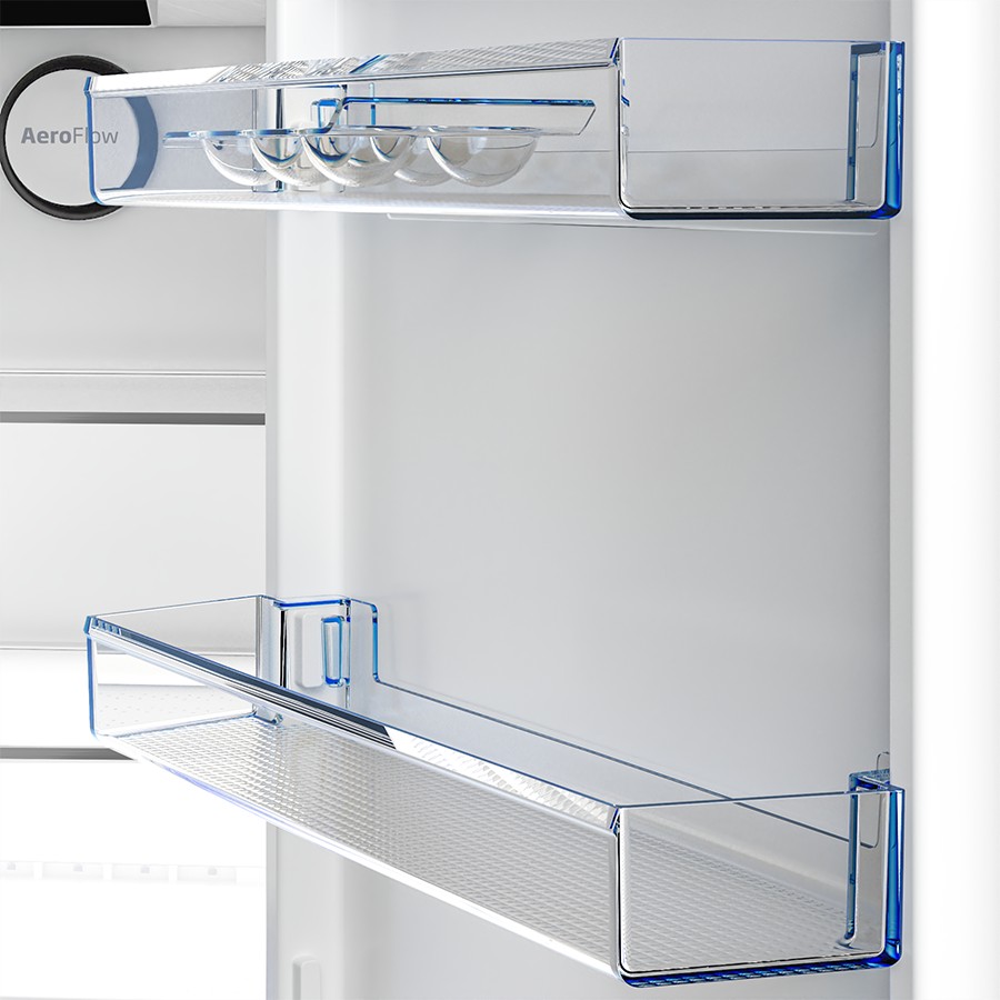 additioanl image for  Beko Fridge/F Combi No Frost Inox 316 L 