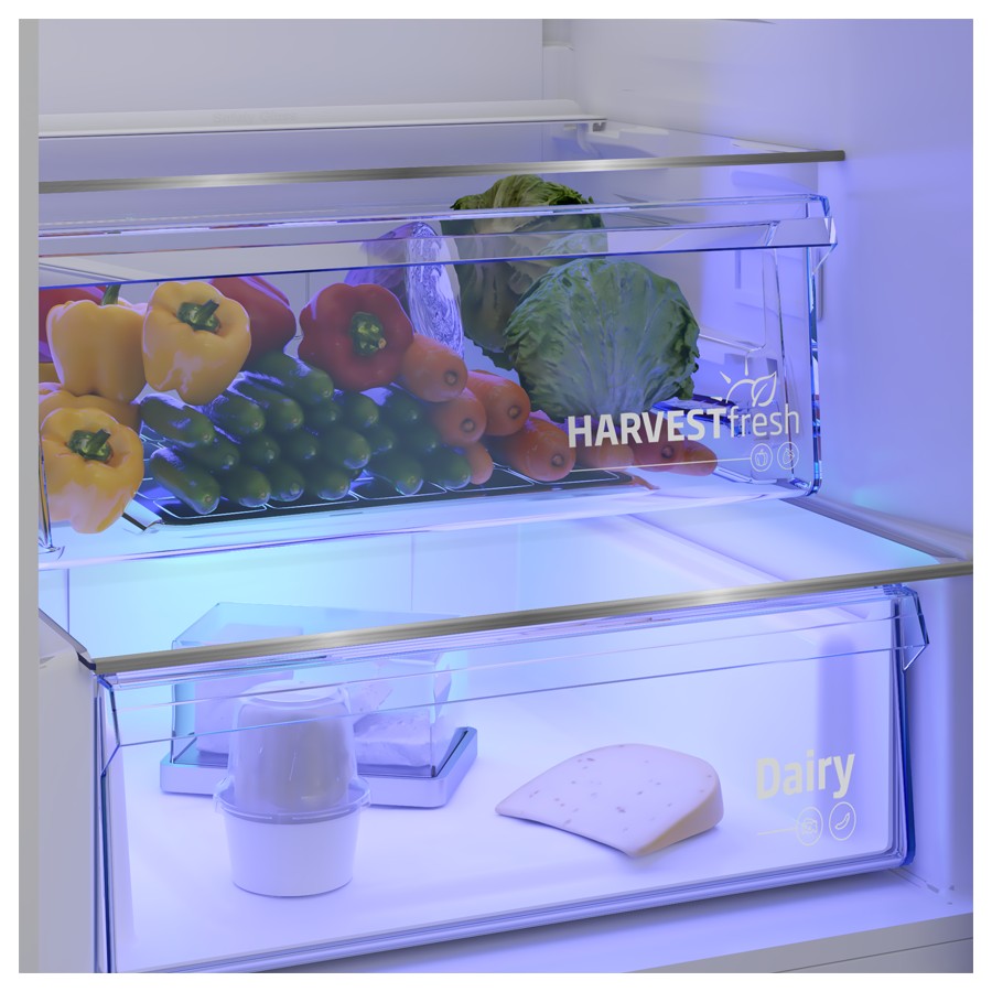 additioanl image for  Beko Fridge/F Combi No Frost Silver 351L 