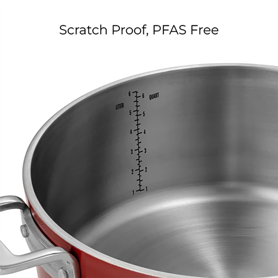 additioanl image for  Bare Dutch Oven Red 6.7 Litres 28 cm 