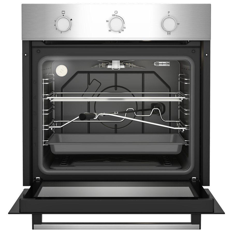 additioanl image for  Beko Oven Gas Built-in Inox & Black 66 L 