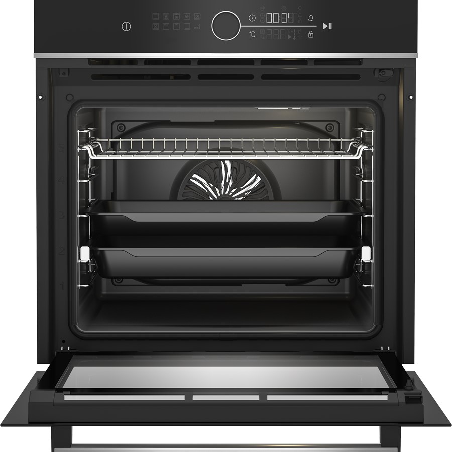additioanl image for  Beko Oven Built-In Pyrolytic Black 72 L 