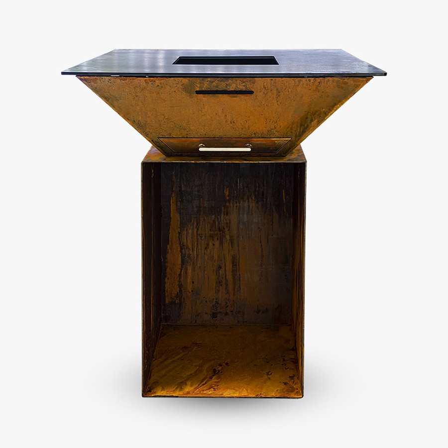 additioanl image for  BlackBull BigQube M Wood Corten Steel 
