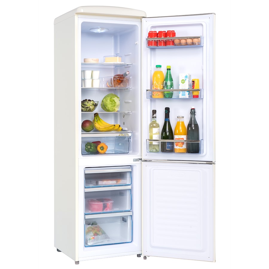 additioanl image for  FrigeluX Fridge Freezer Cream 244 Litre 