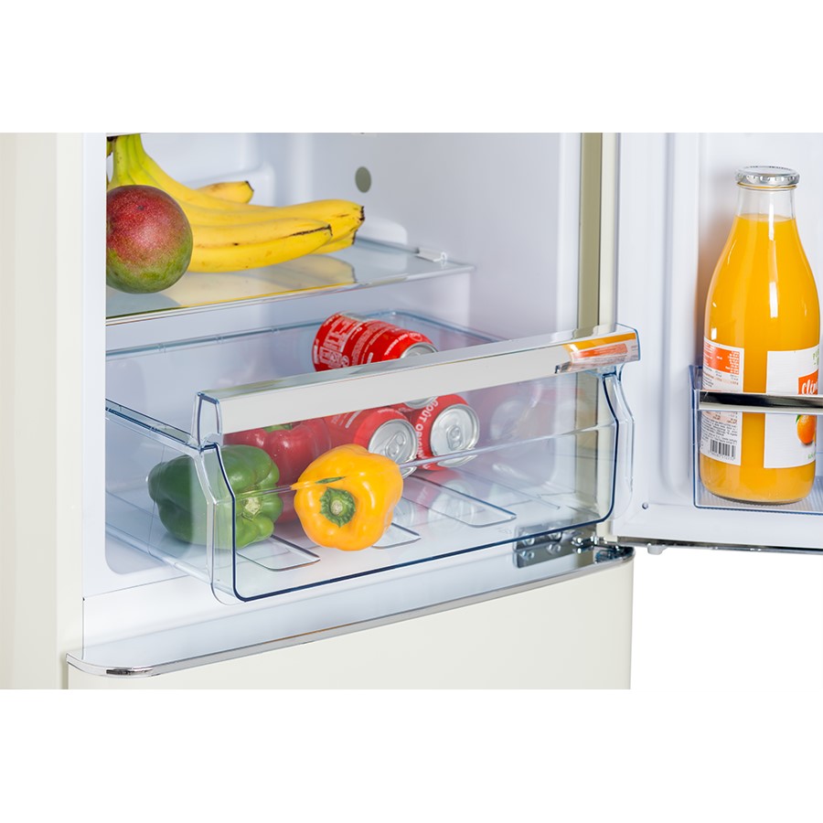 additioanl image for  FrigeluX Fridge Freezer Cream 244 Litre 