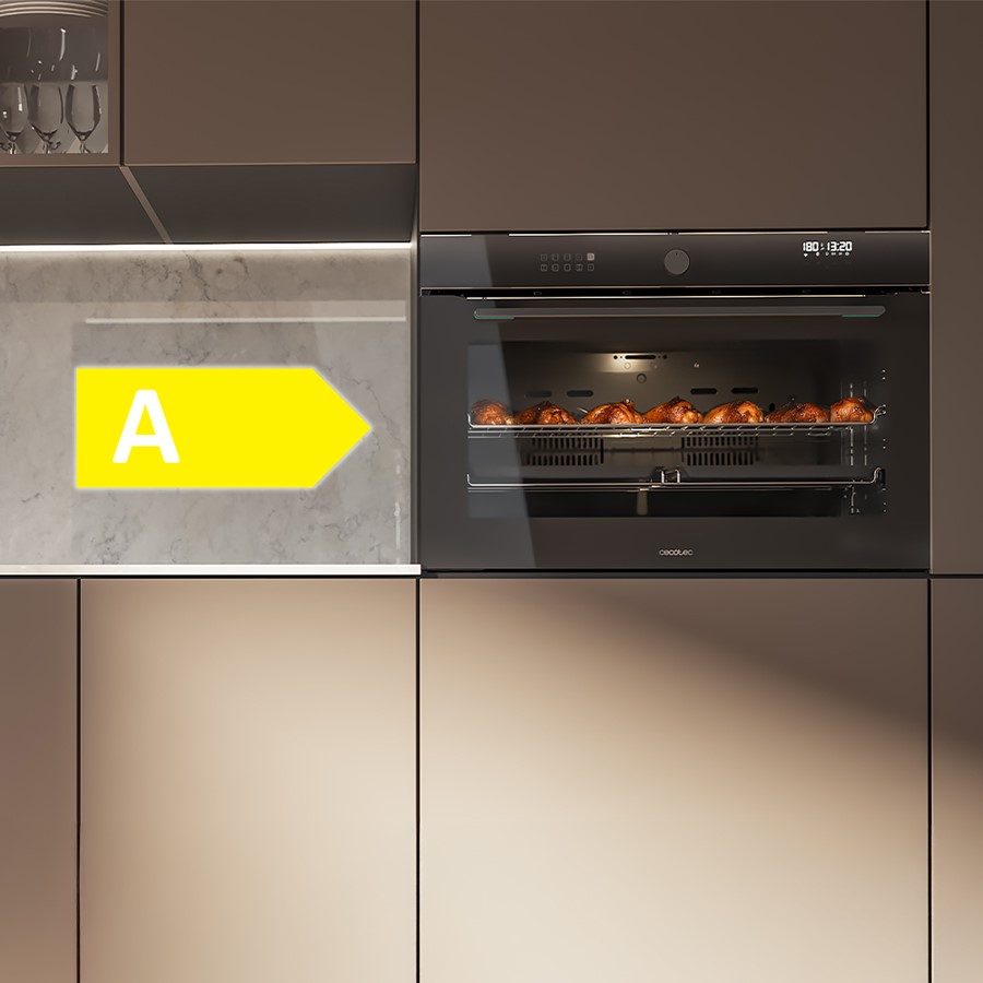 additioanl image for  Cecotec Oven Hexa Built-In Black 133 L 