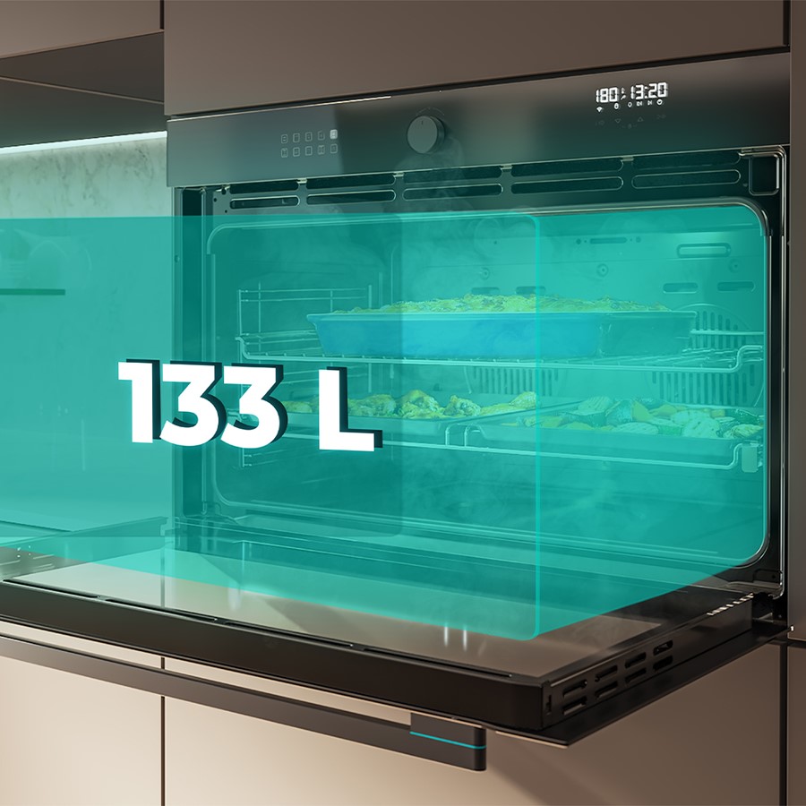 additioanl image for  Cecotec Oven Hexa Built-In Black 133 L 