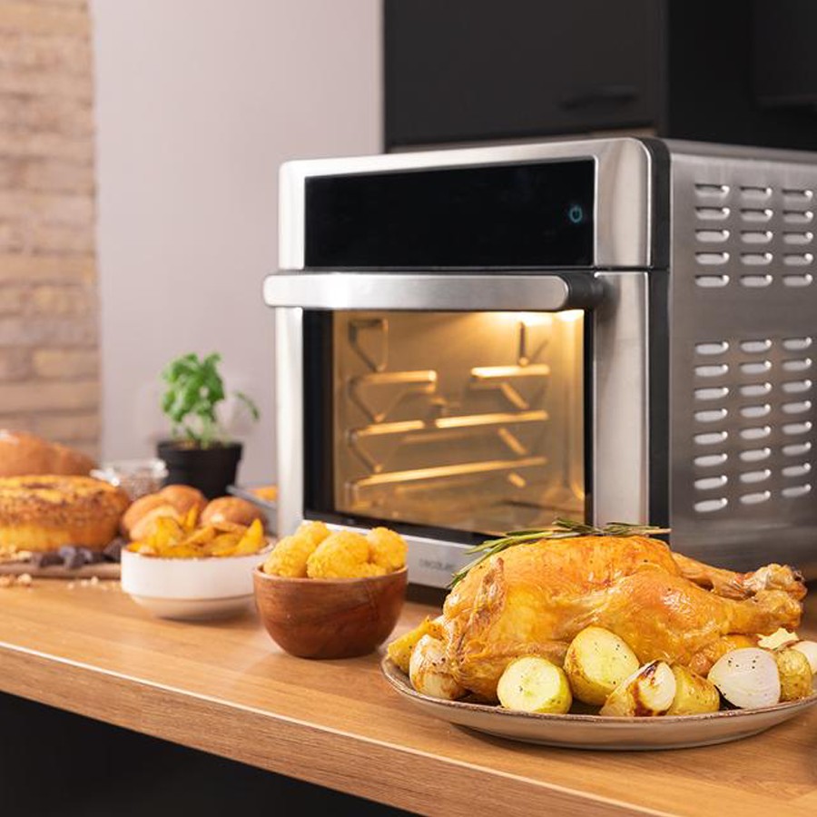 additioanl image for  Cecotec Air Fryer Mini Oven Steel 30 L 