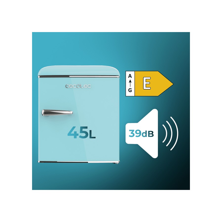 additioanl image for  Cecotec Retro Fridge Tabletop Blue 45 L 