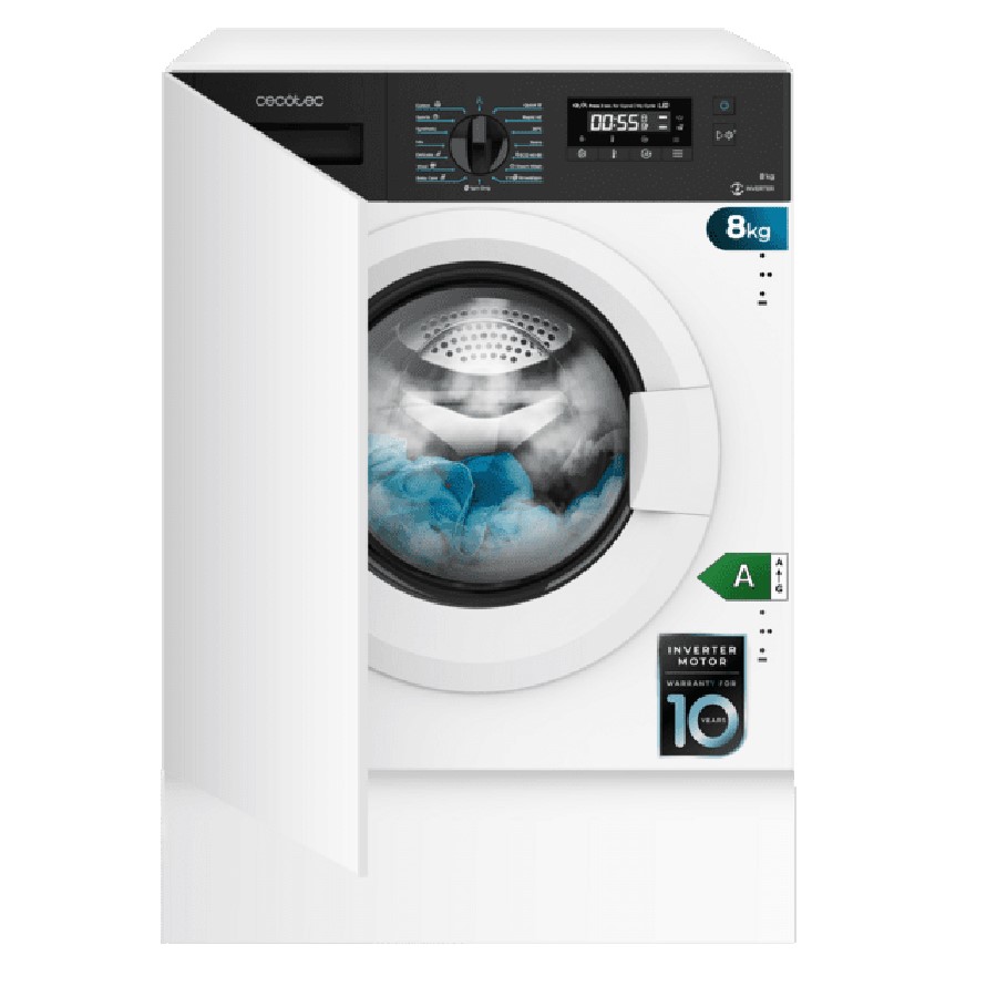 additioanl image for  Cecotec 8kg Washing Machine Built-in 