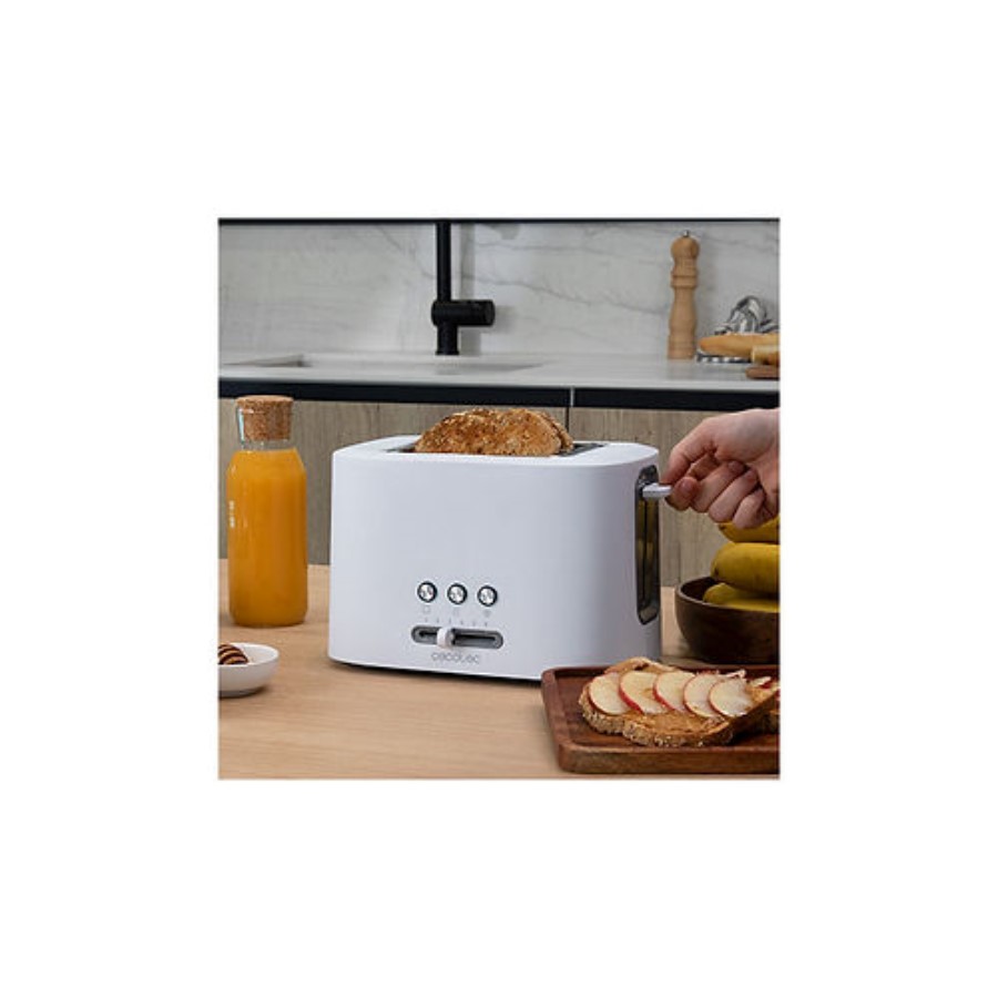 additioanl image for  Cecotec Toaster White Two Slice 