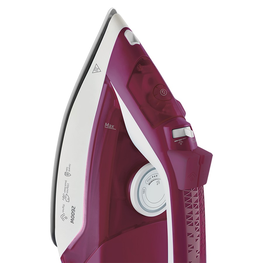additioanl image for  Beko Steam Iron Ceramic Sole Red 2600 W 