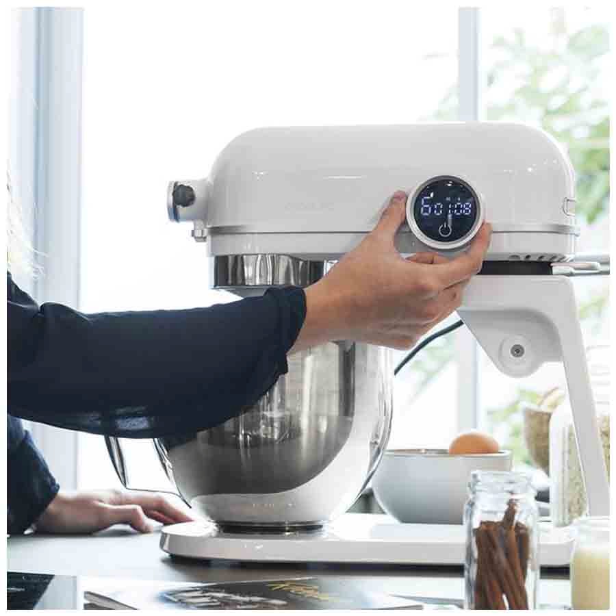 additioanl image for  Cecotec Stand Mixer White/Steel 800 W 
