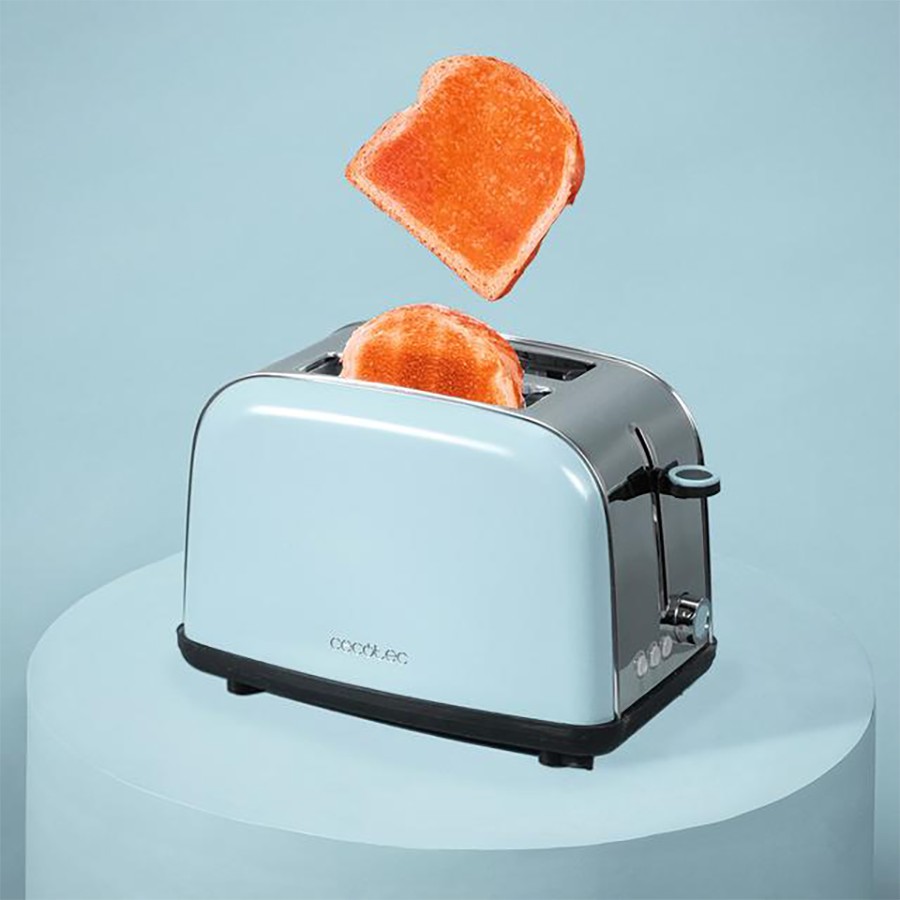 additioanl image for  Cecotec Toaster Steel & Blue 850 W 