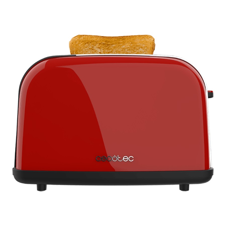 additioanl image for  Cecotec Toaster Steel & Red 850 W 
