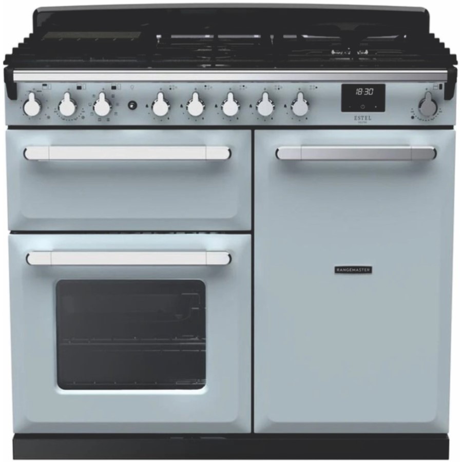 product image RangeM Estel DLX D.Fuel Misty Blue 100cm H 89.50 cm x W 99.40 cm x D 60.40 cm