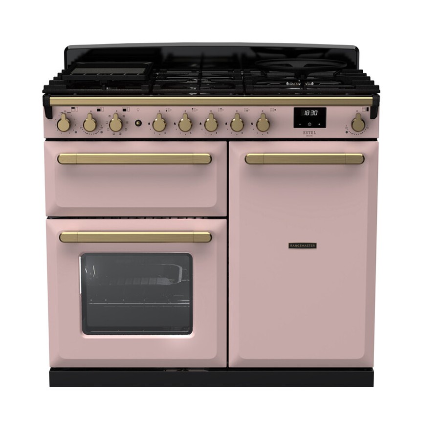 product image RangeM Estel DLX D.Fuel Pale Pink 100cm H 89.50 cm x W 99.40 cm x D 60.40 cm