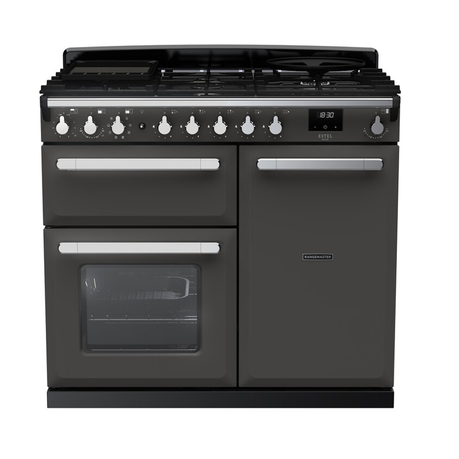product image RangeM  Estel DLX D.Fuel Slate  100cm H 89.50 cm x W 99.40 cm x D 60.40 cm