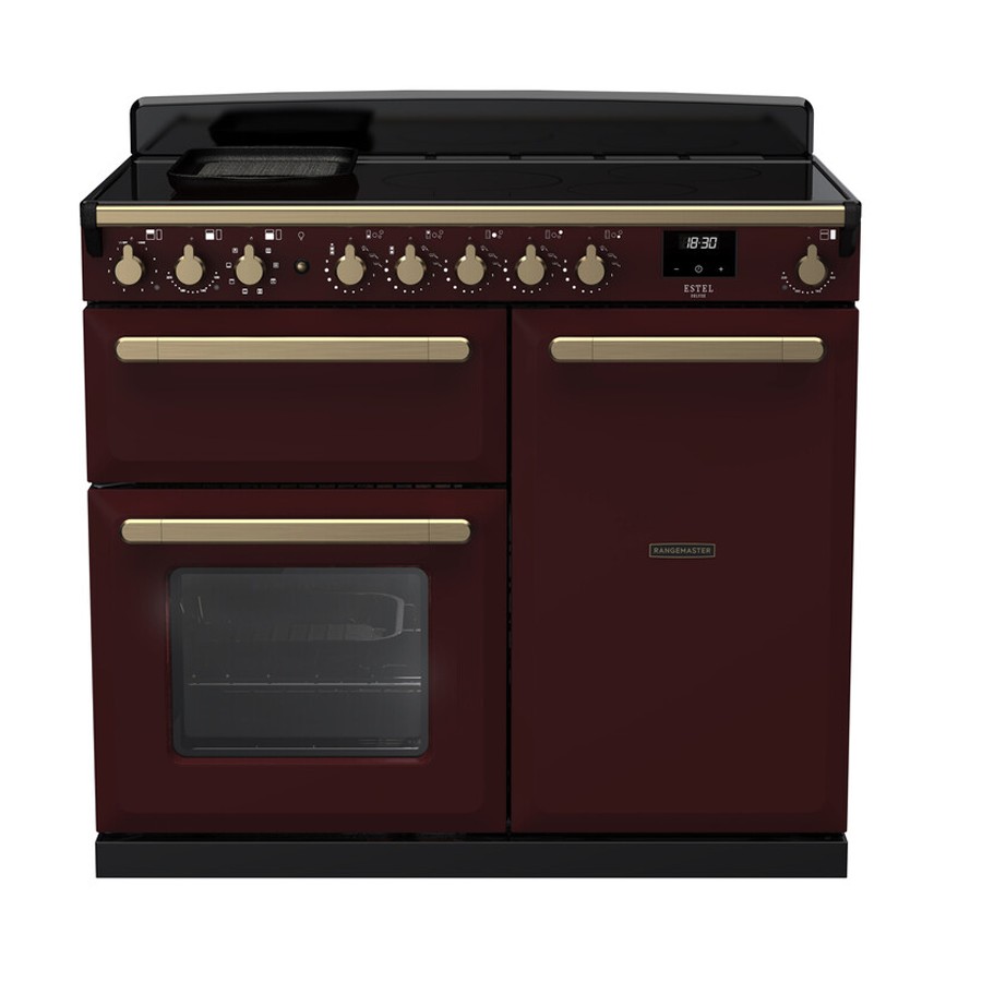 product image RangeM  Estel DLX Ind. Bordeaux 100cm H 89.50 cm x W 99.40 cm x D 60.40 cm