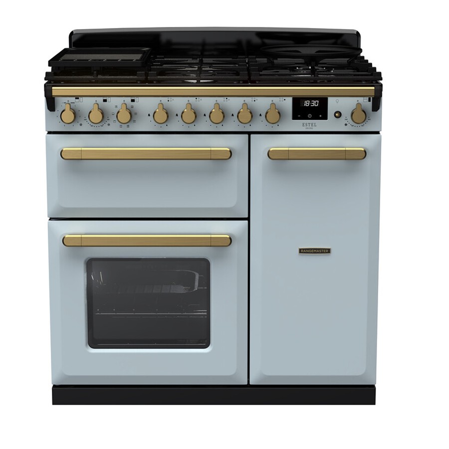 product image RangeM  Estel DLX D.Fuel  Misty Blue 90c H 89.50 cm x W 99.40 cm x D 60.40 cm